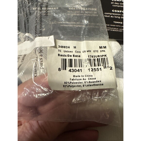 Tommie Copper Comfortable Compression Socks Size M 3 Pair NWT Unisex - Picture 8 of 9